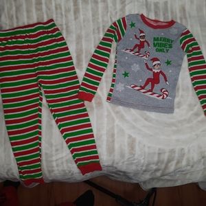 2 Pair Elf on the Shelf Boys PJ Sets